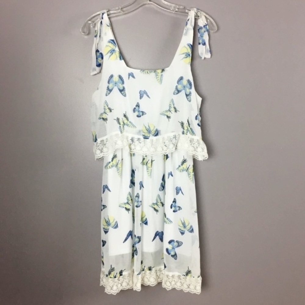 NEW Disney Alice in Wonderland Looking Glass Butterfly Dress XS
